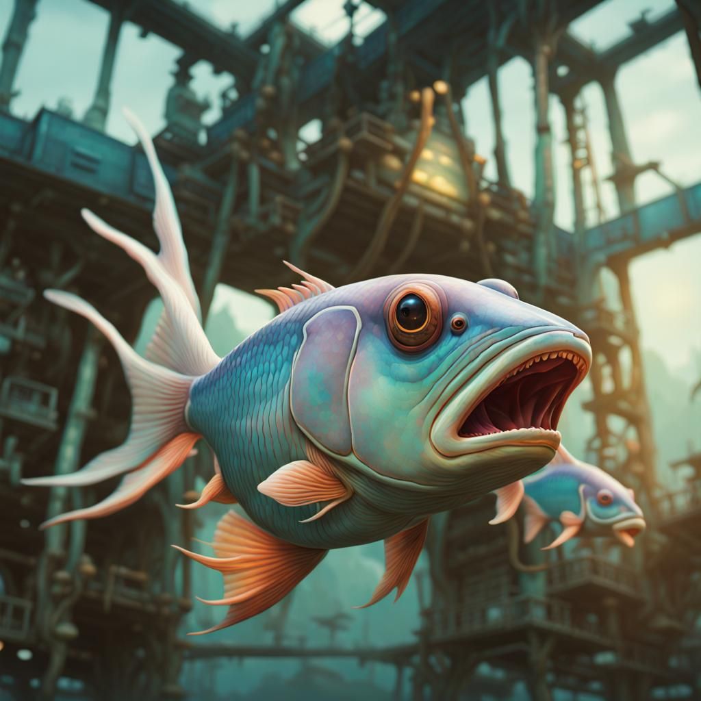 airfish - finning around...