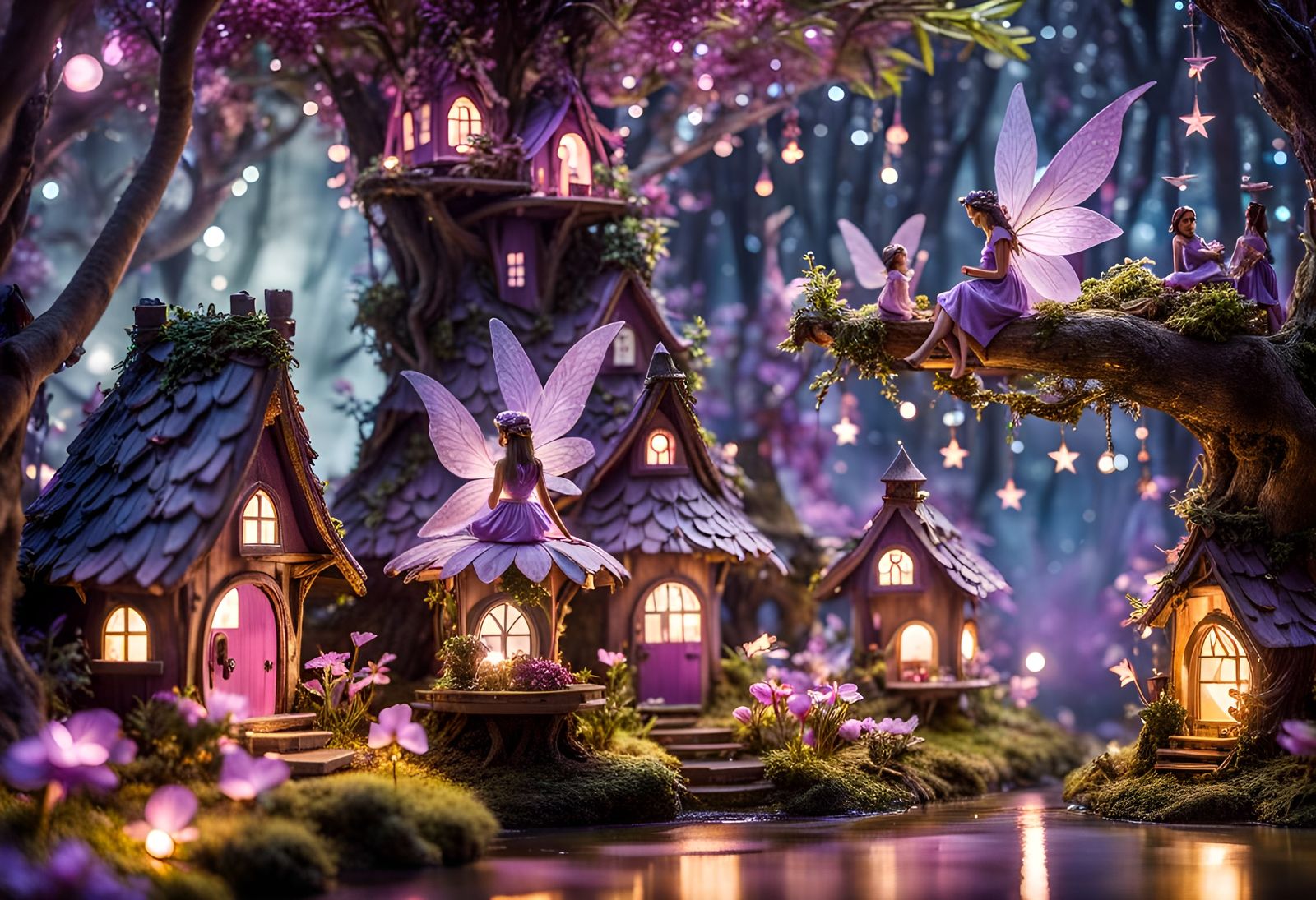 Twilight in Fairy Hollow  by @lawrencelot