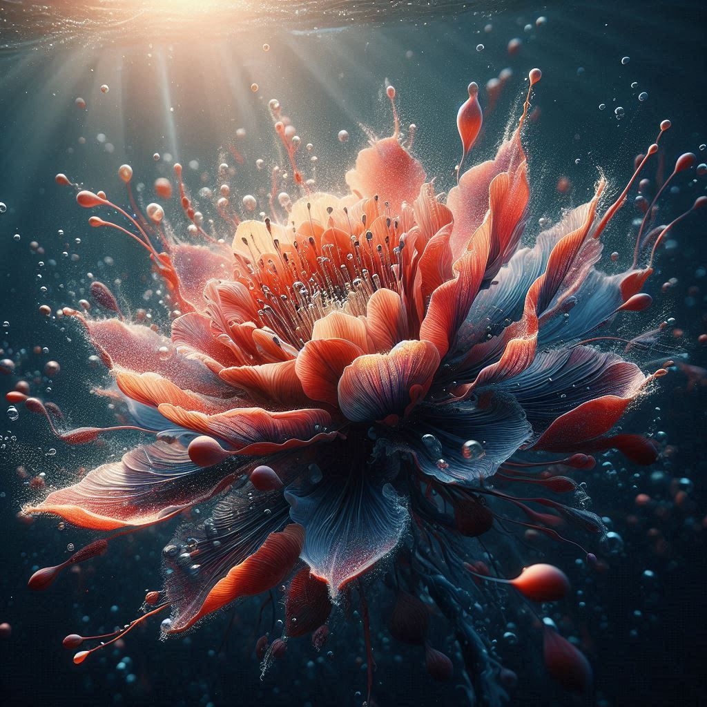 Flower under the sea