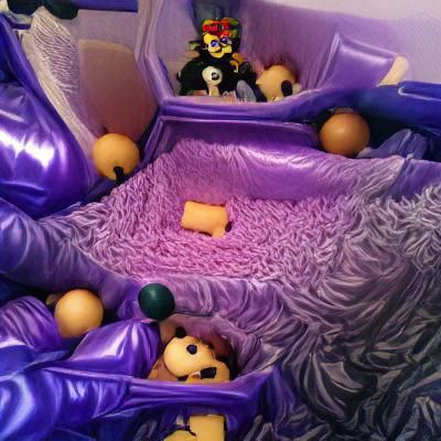 The funeral of Chuck E. Cheese is happening in the ball pit