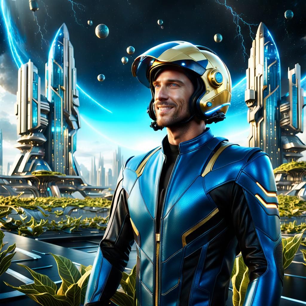 futuristic city