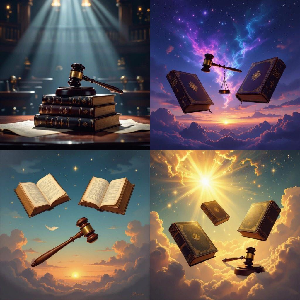 Three Books and a Gavel in the Heavens