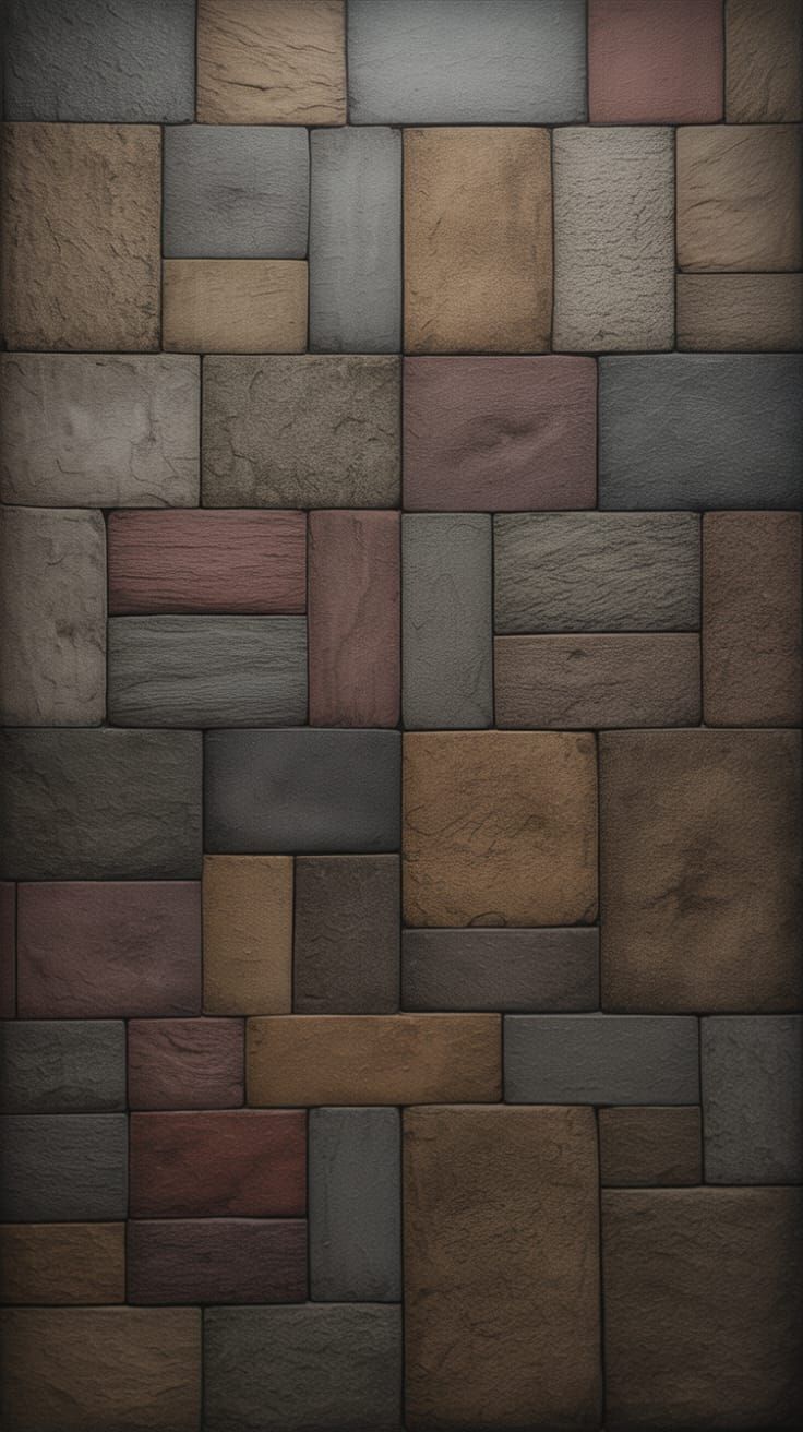 A flat image showing a textured stone wall that could be found in professor Snape's office