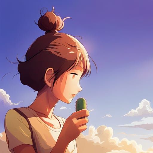 Cactus girl