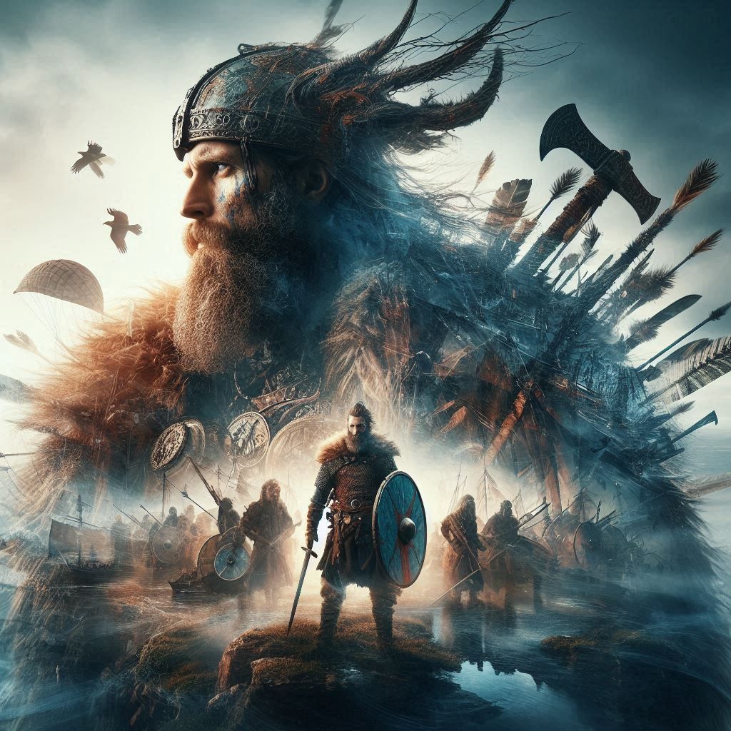 double exposure beautiful fantasy portrait landscape..