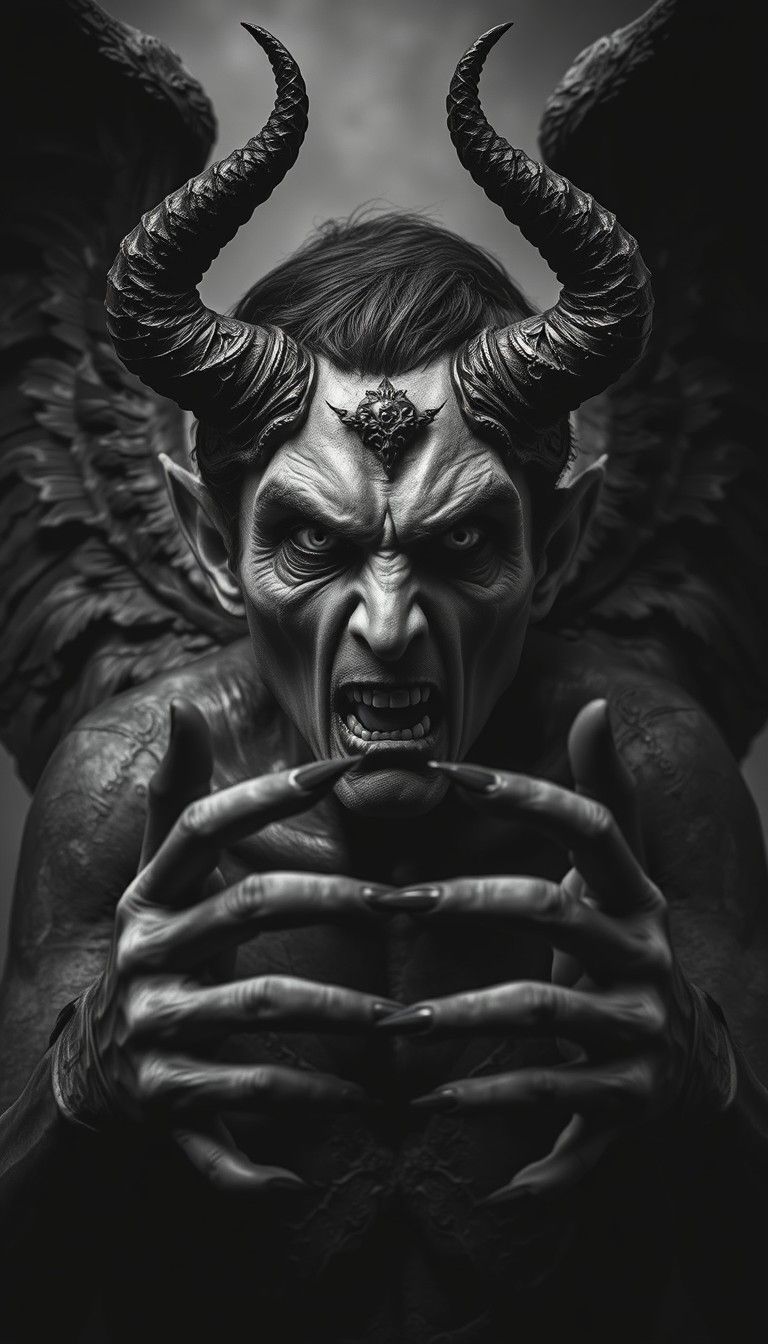 Devil in the darkness