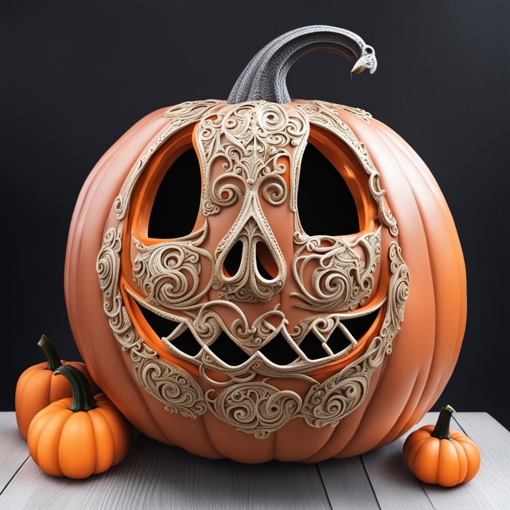 Halloween decorate  pupkin  elfic design
