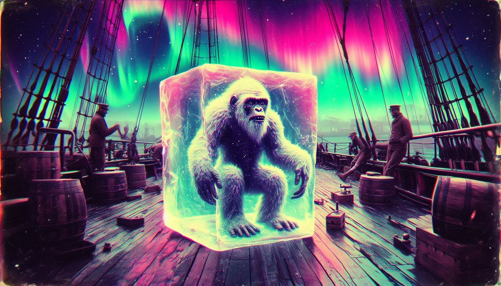 awesome ape frozen in time