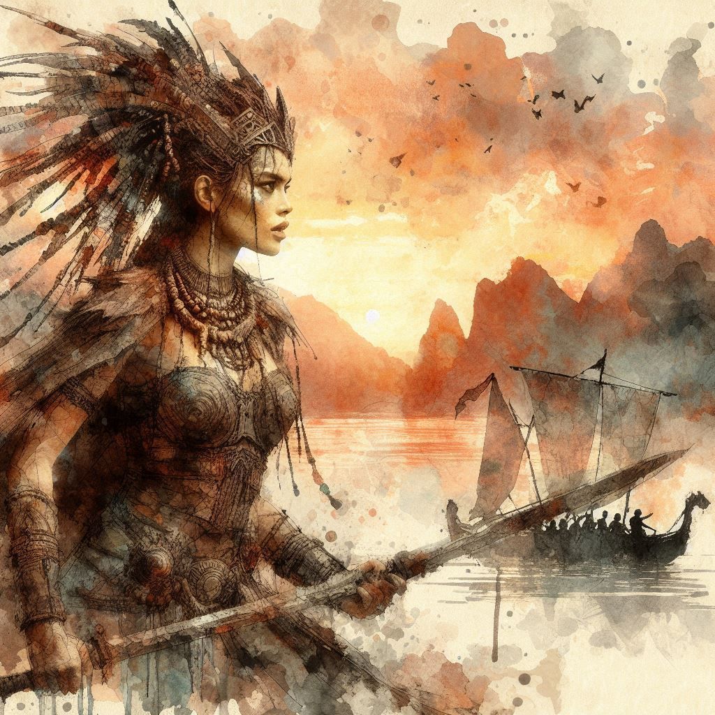 Re-imagined...Princess Urduja, the legendary princess warrio...