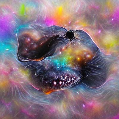 Blackhole space nebula