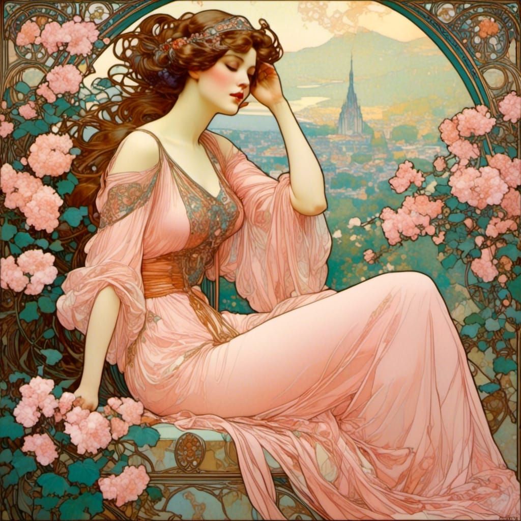 <lora:Art Nouveau Style:1.0> 