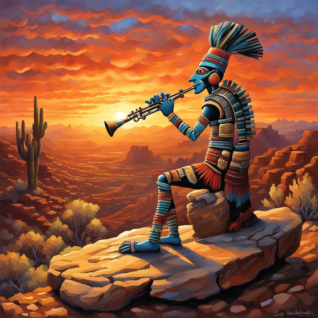 Kokopelli  by @Wyldkat