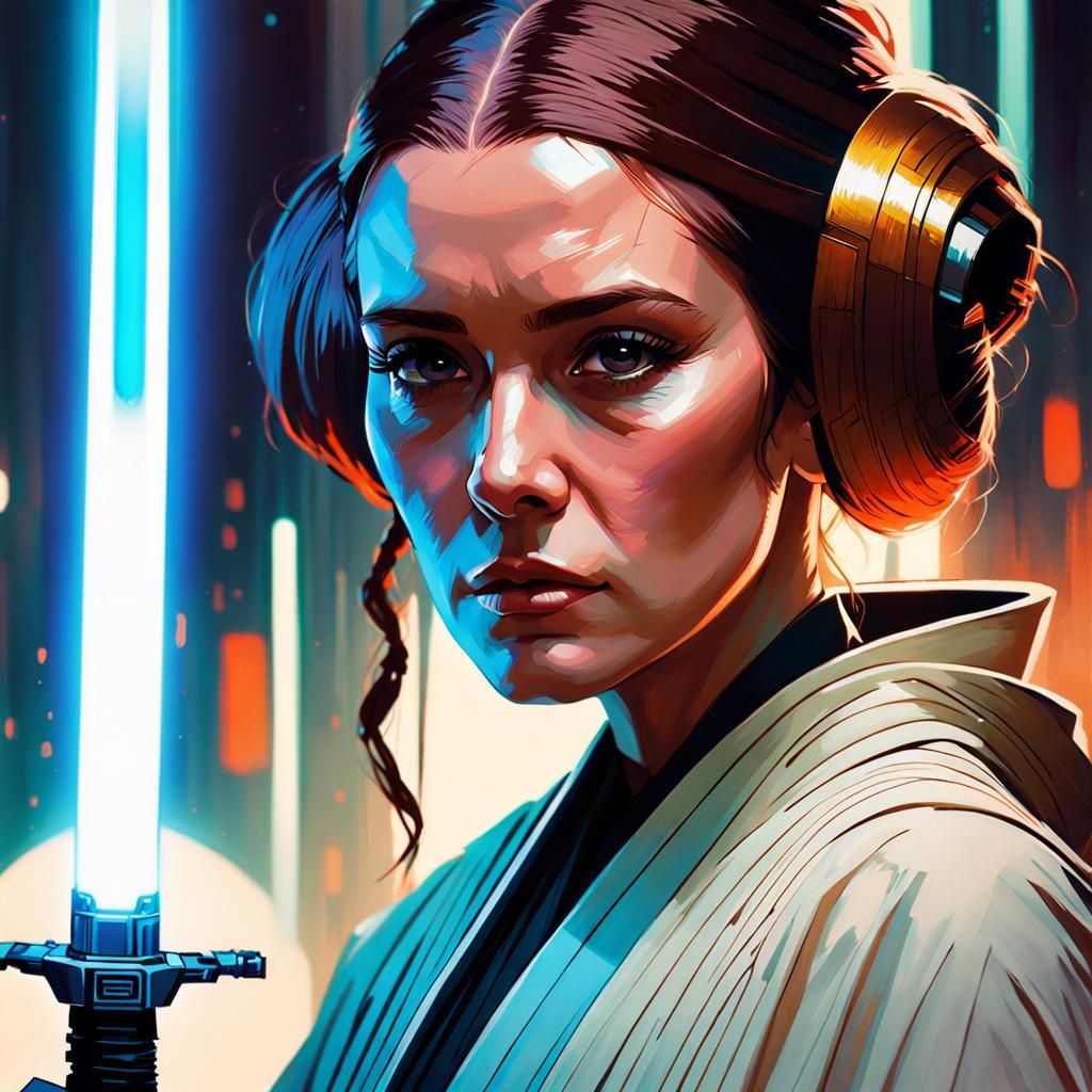 Padawan Organa - AI Generated Artwork - NightCafe Creator