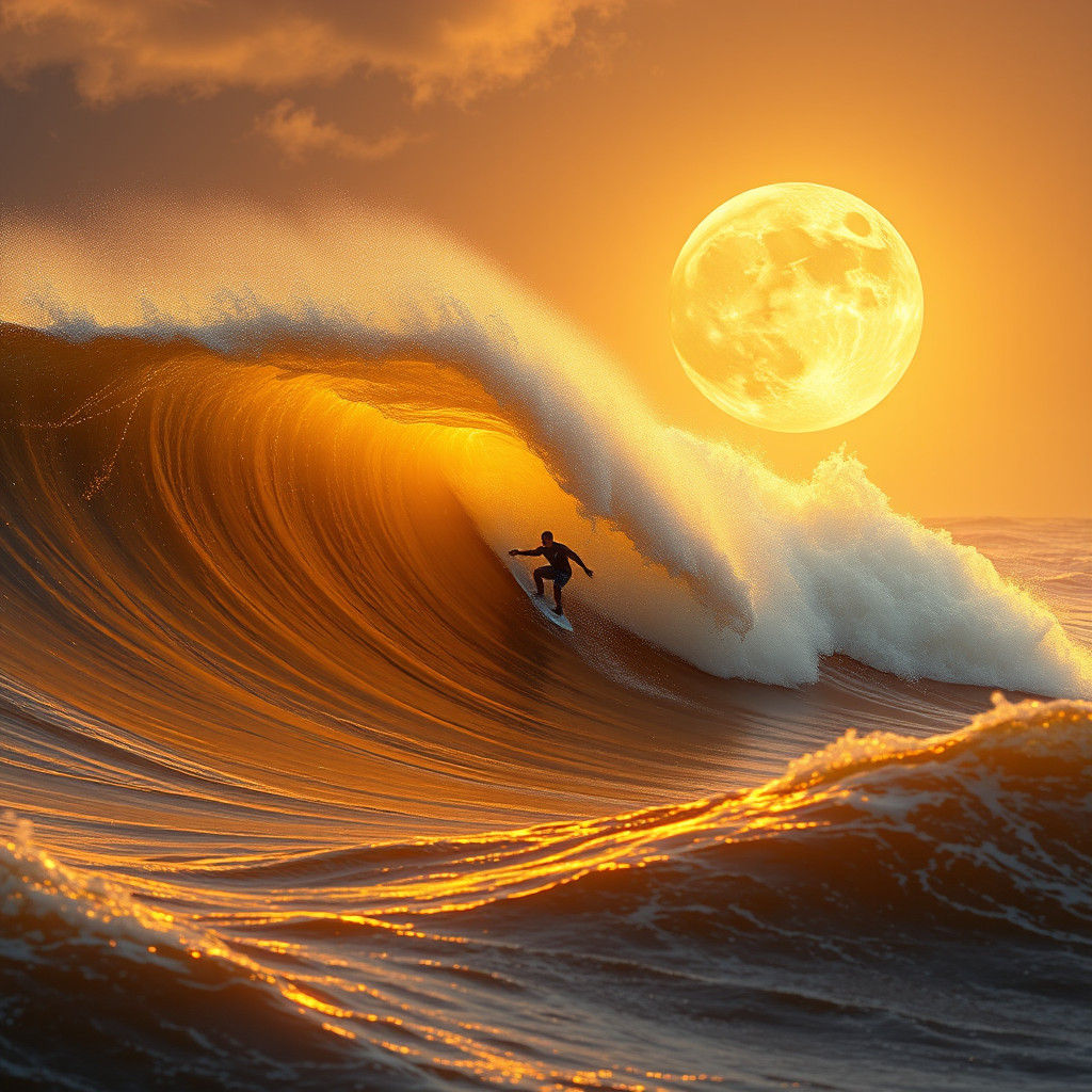 Surfing Holiday!  by @ART_UTOPIA