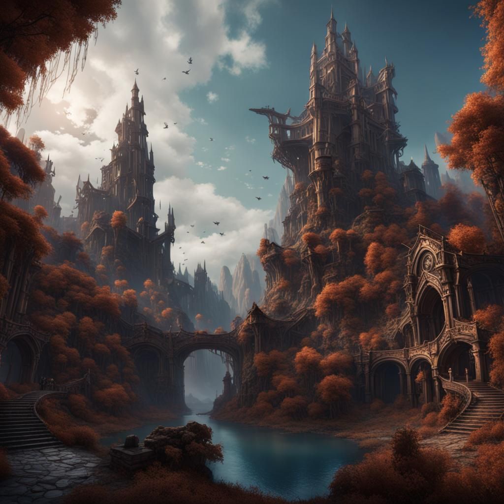 fantasy world - AI Generated Artwork - NightCafe Creator