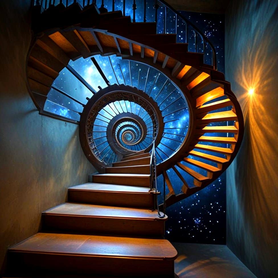 Stairway in Multidimensional Quantum Space