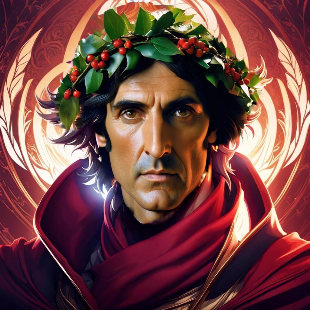 Dante Alighieri AI Generated Artwork NightCafe Creator