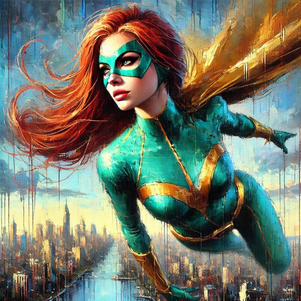 Fire Hair "The Golden Cape"