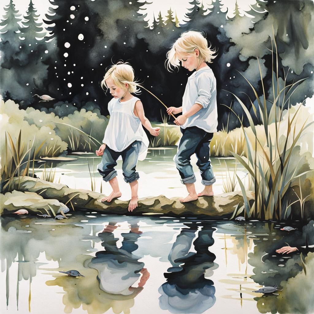 Tadpoles to be found  by @BunnyFooFoo