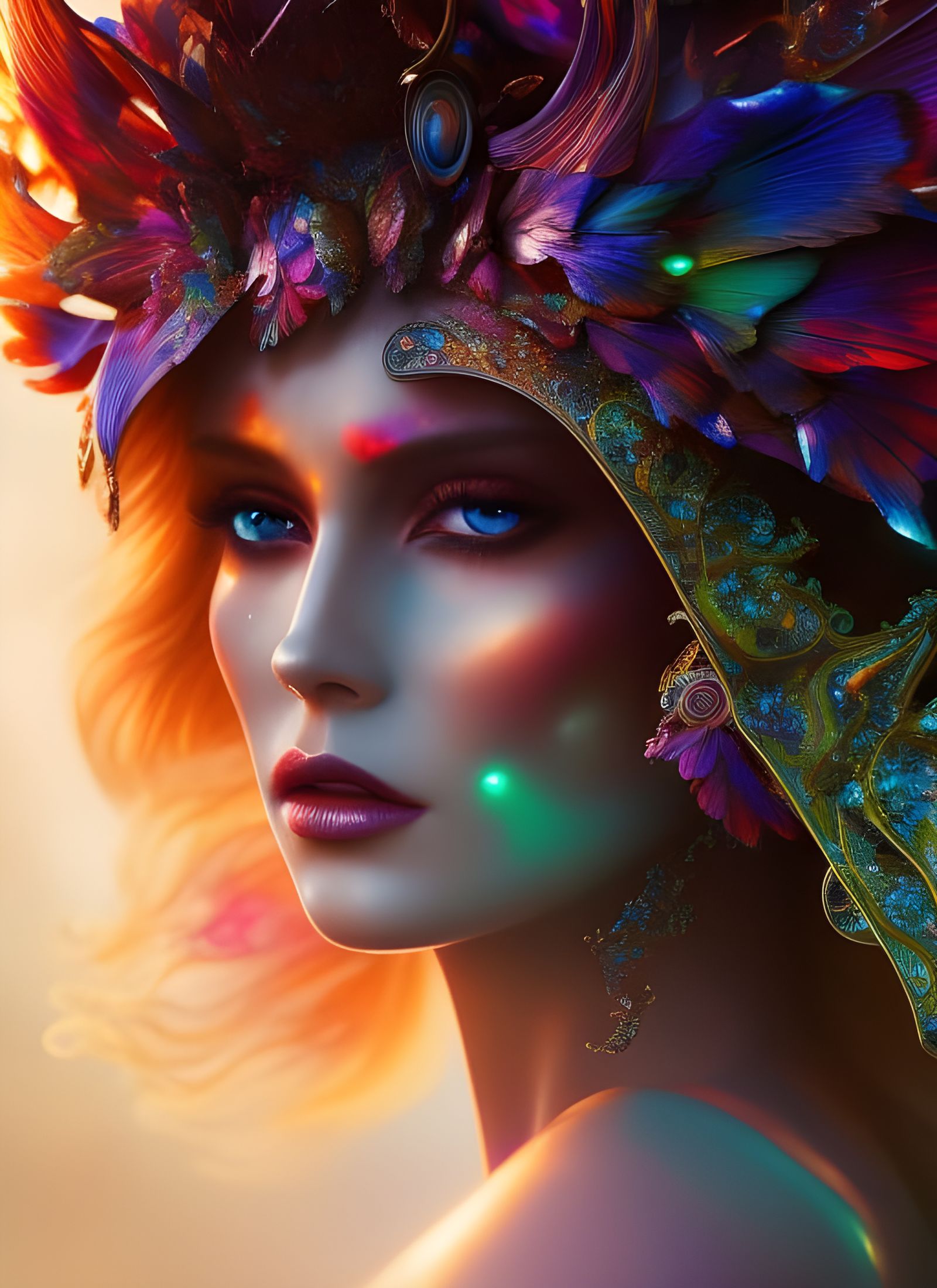 Fae Goddess - AI Generated Artwork - NightCafe Creator