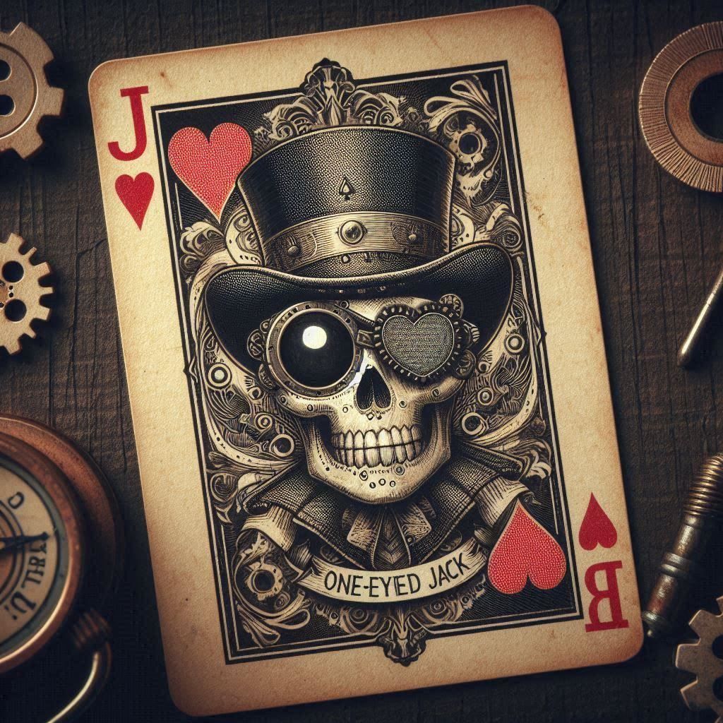 Steampunk One-eyed Jack