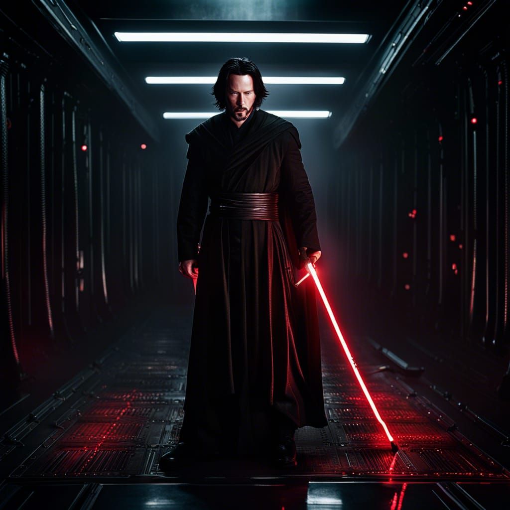 Keanu Reeves as lord sith - AI Generated Artwork - NightCafe Creator