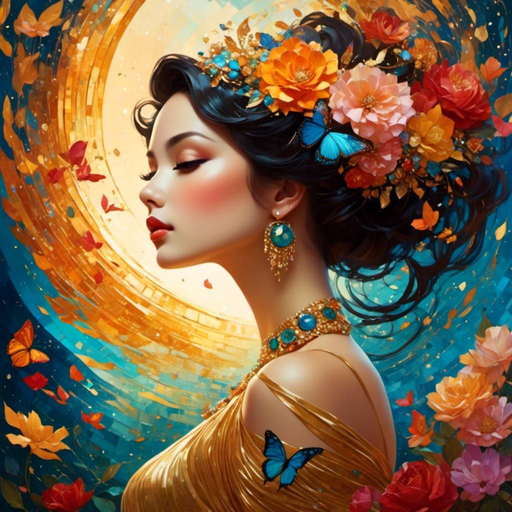 beautiful woman<lora:Dreamy Surreal:1.0> 