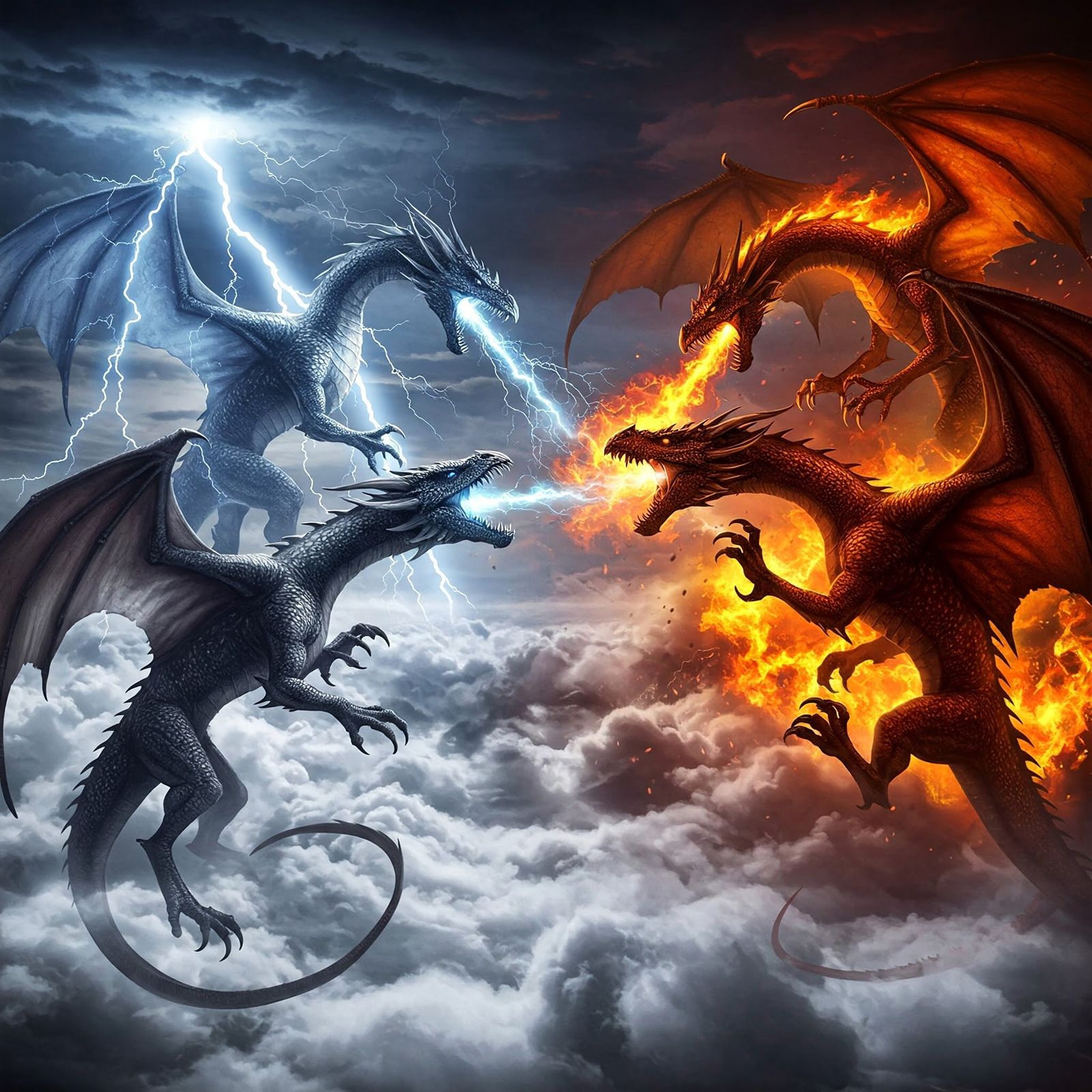 Dragon fighting