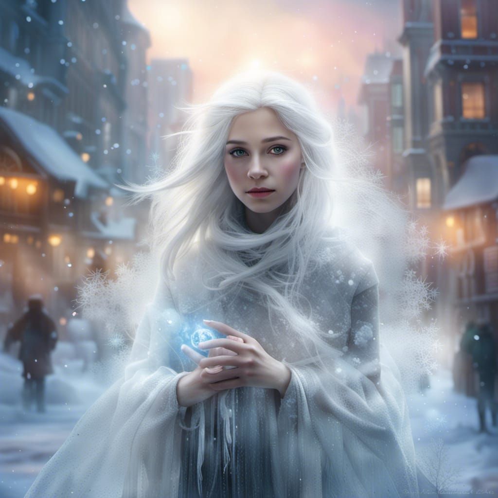 Taderi The Snow Sorceress   by @Anna Amore