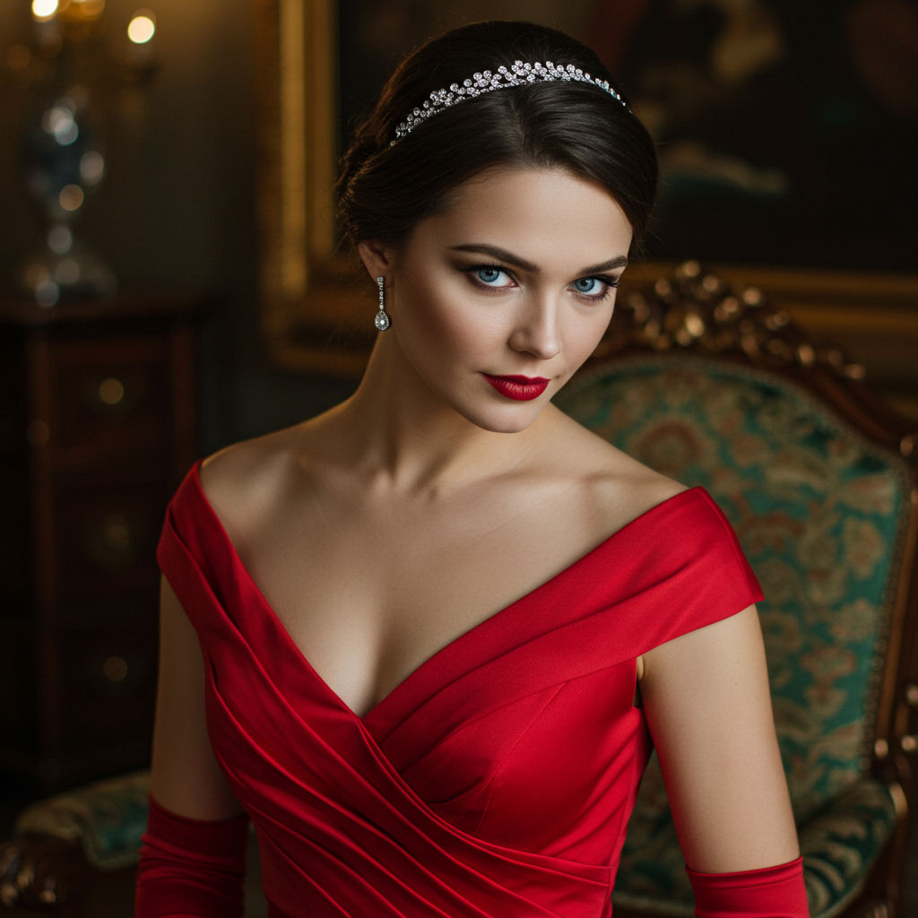 A Beautiful Lady in Red #2