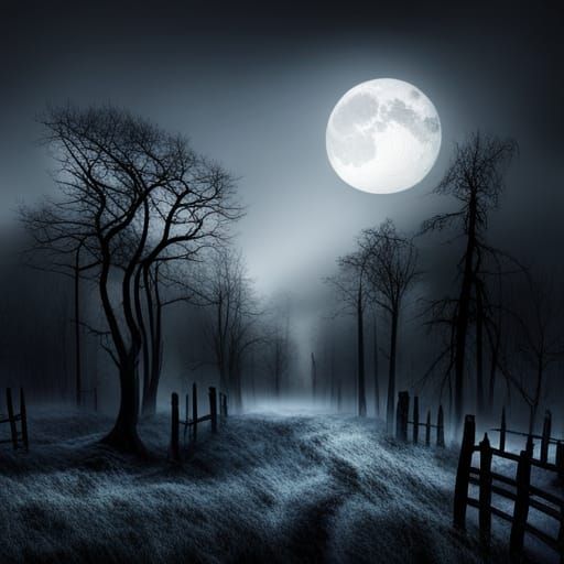 Spooky forest  by @Pris Jo-Ann