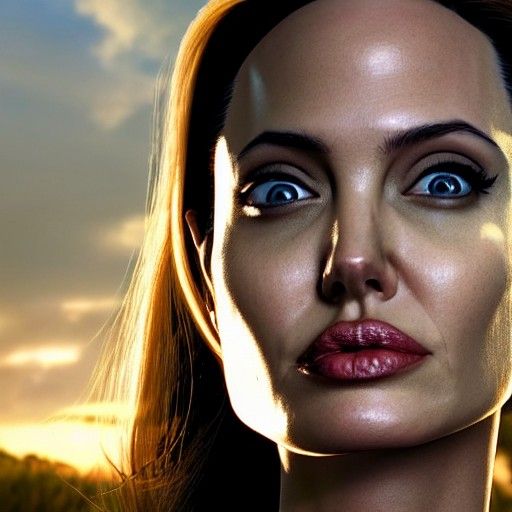 Angelina in shock
