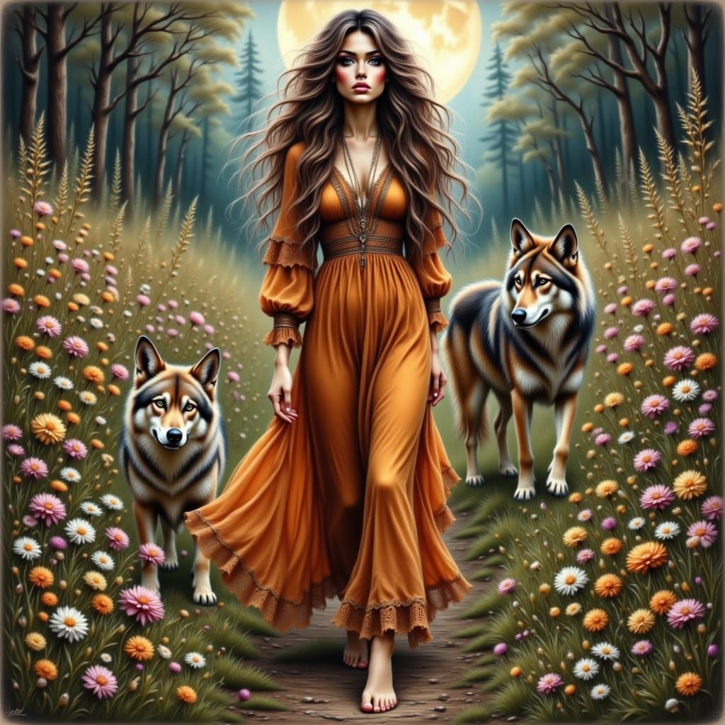 <lora:Bohemian Style Flux:1.0>