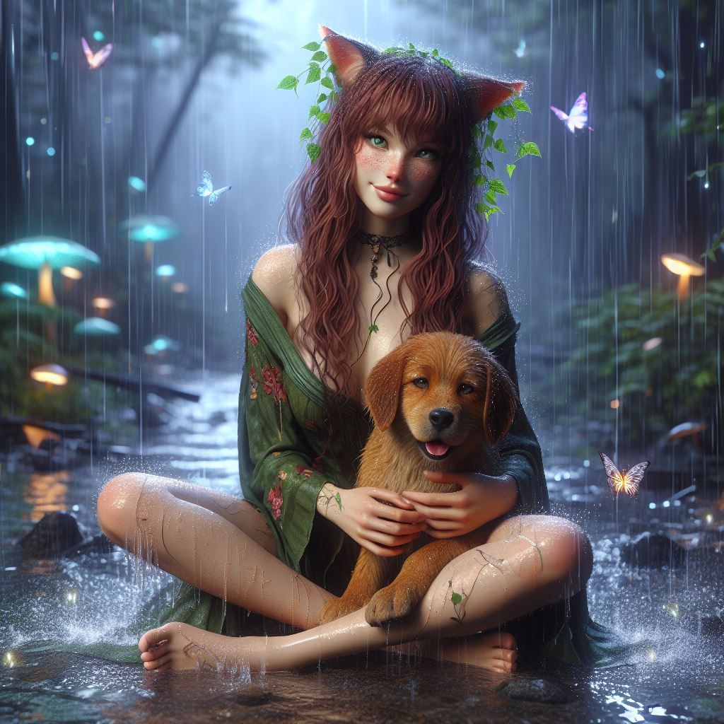 Catgirl and the Puppy