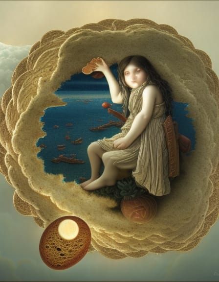 Au royaume de la faim la terre est prosaïque ;la pleine lune...