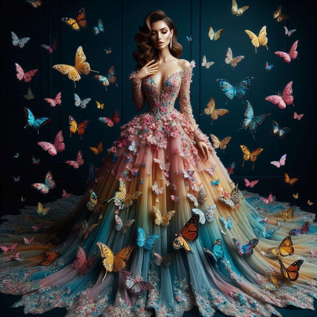 Butterfly Fashion Portraits 