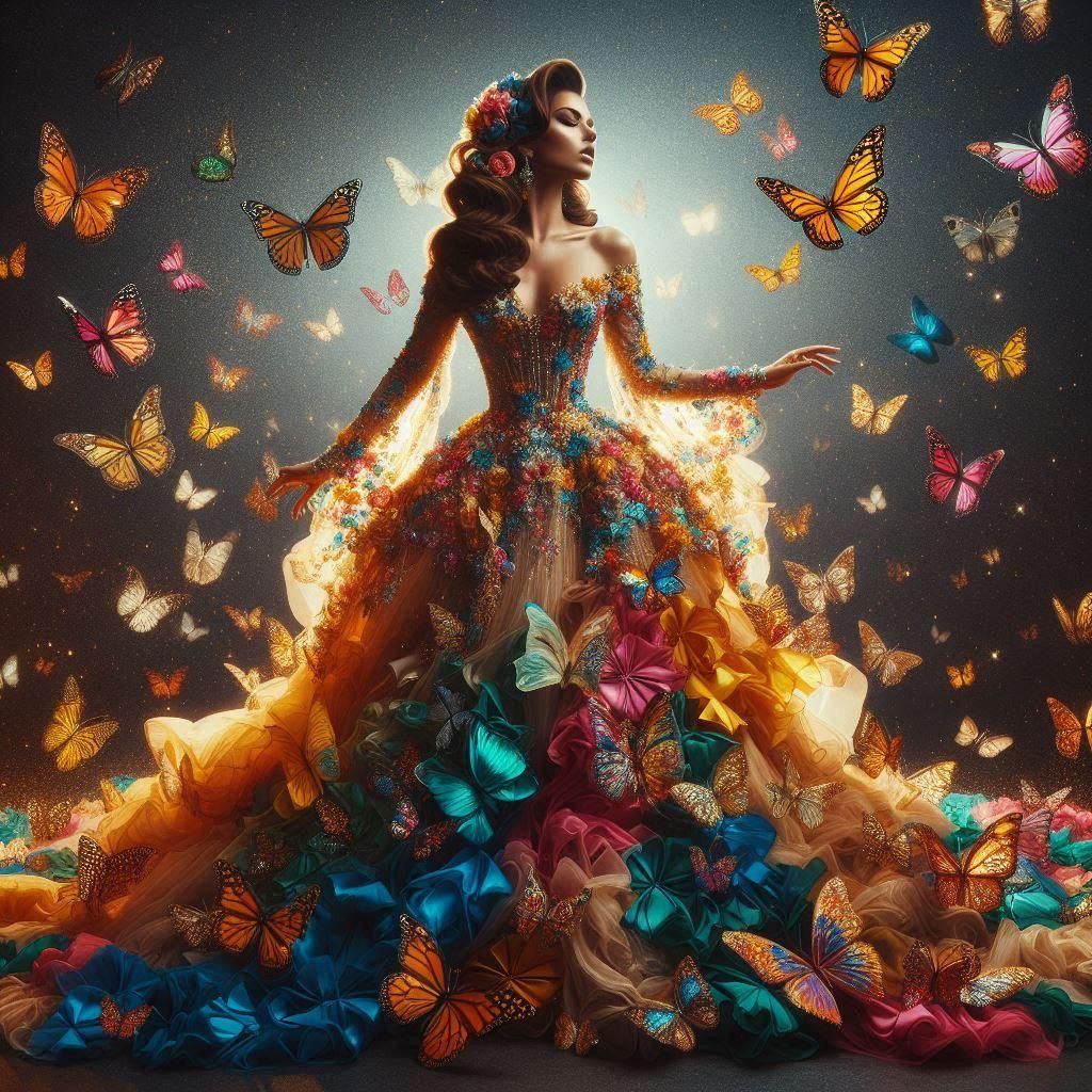 Butterfly Fashion Portraits 