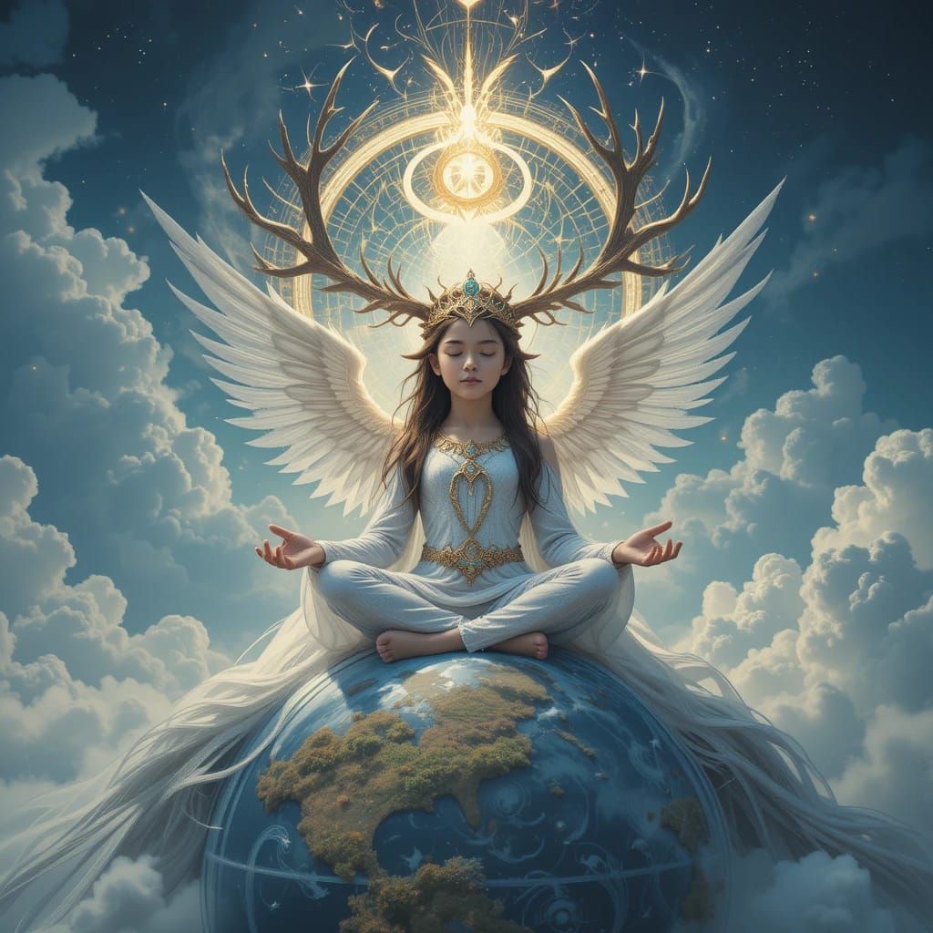 Portrait Challenge: Magical Child Meditation Portrait