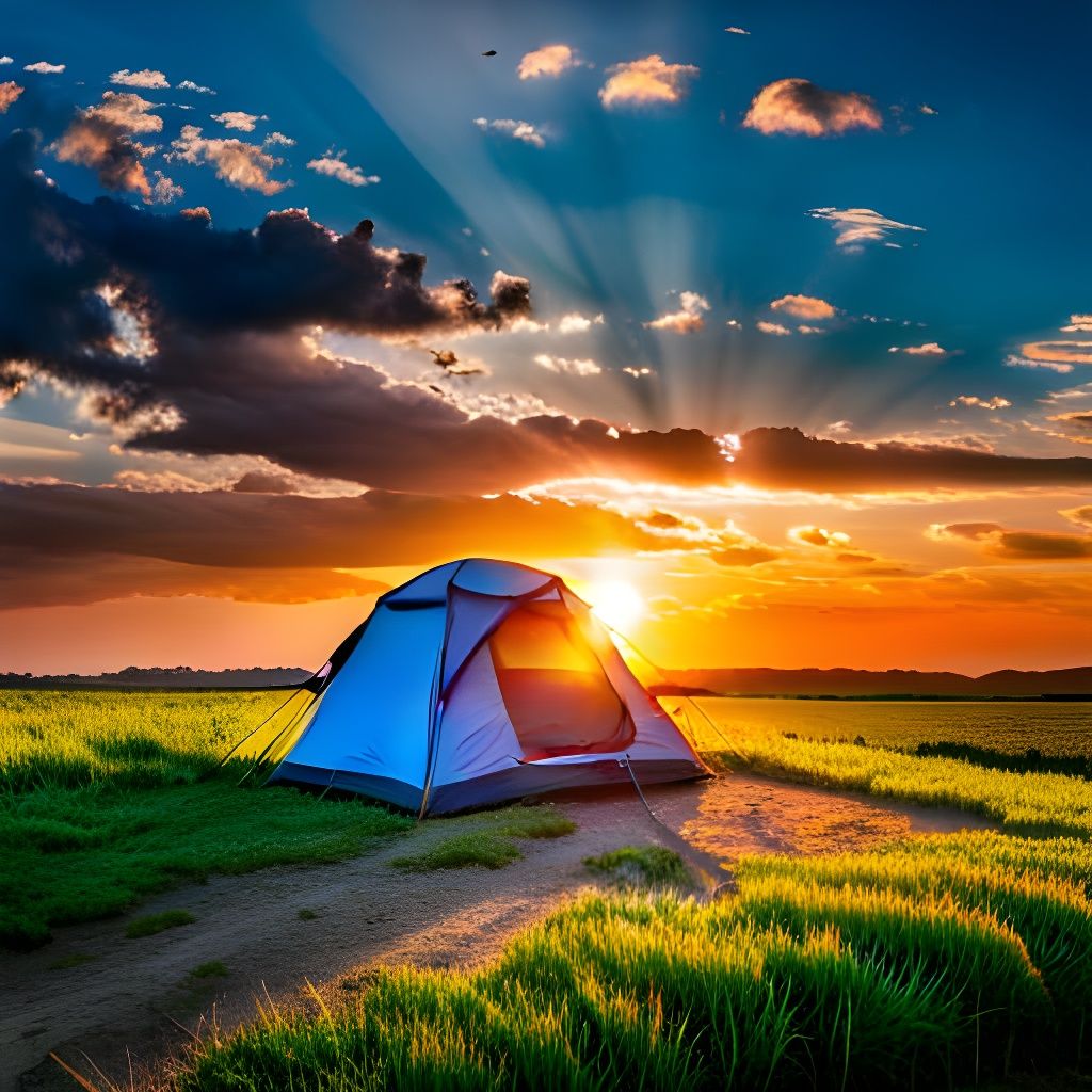 Joy of Camping - Serenity  by @Peregrine Falconer