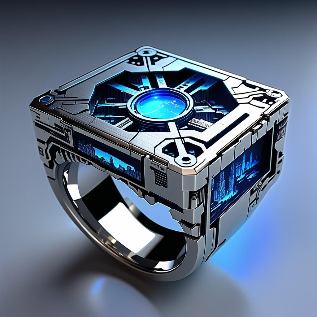 Cyberpunk Ring #2 - AI Generated Artwork - NightCafe Creator