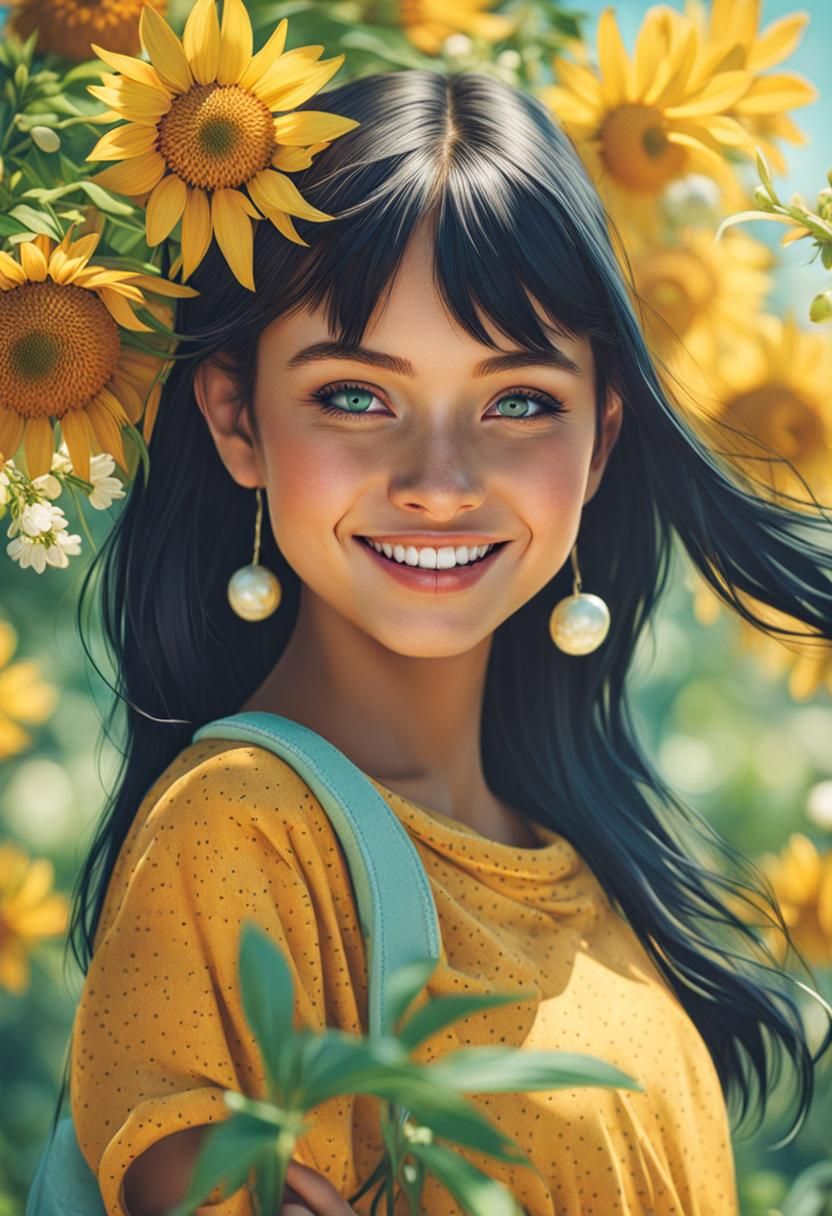 You are my sunshine.. AI Generated Artwork NightCafe Creator