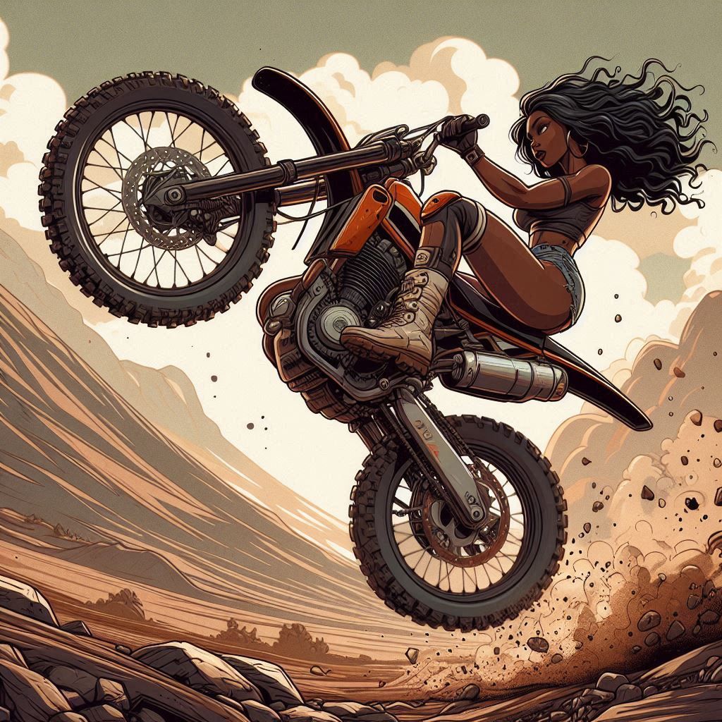 Some Adrenaline Junkie on a bike