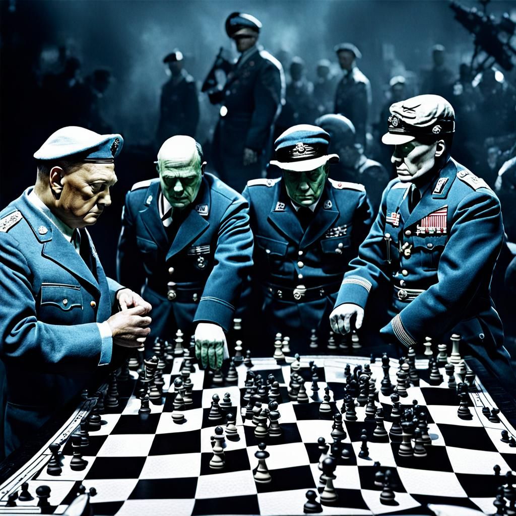 World War 3: Humans as Chess Pieces