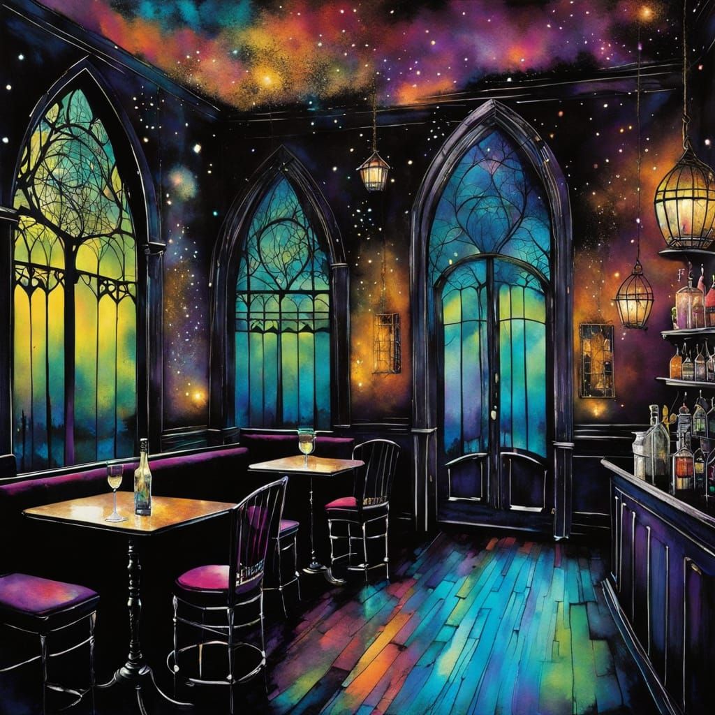 Enchanted Cafe  by @Shlucky