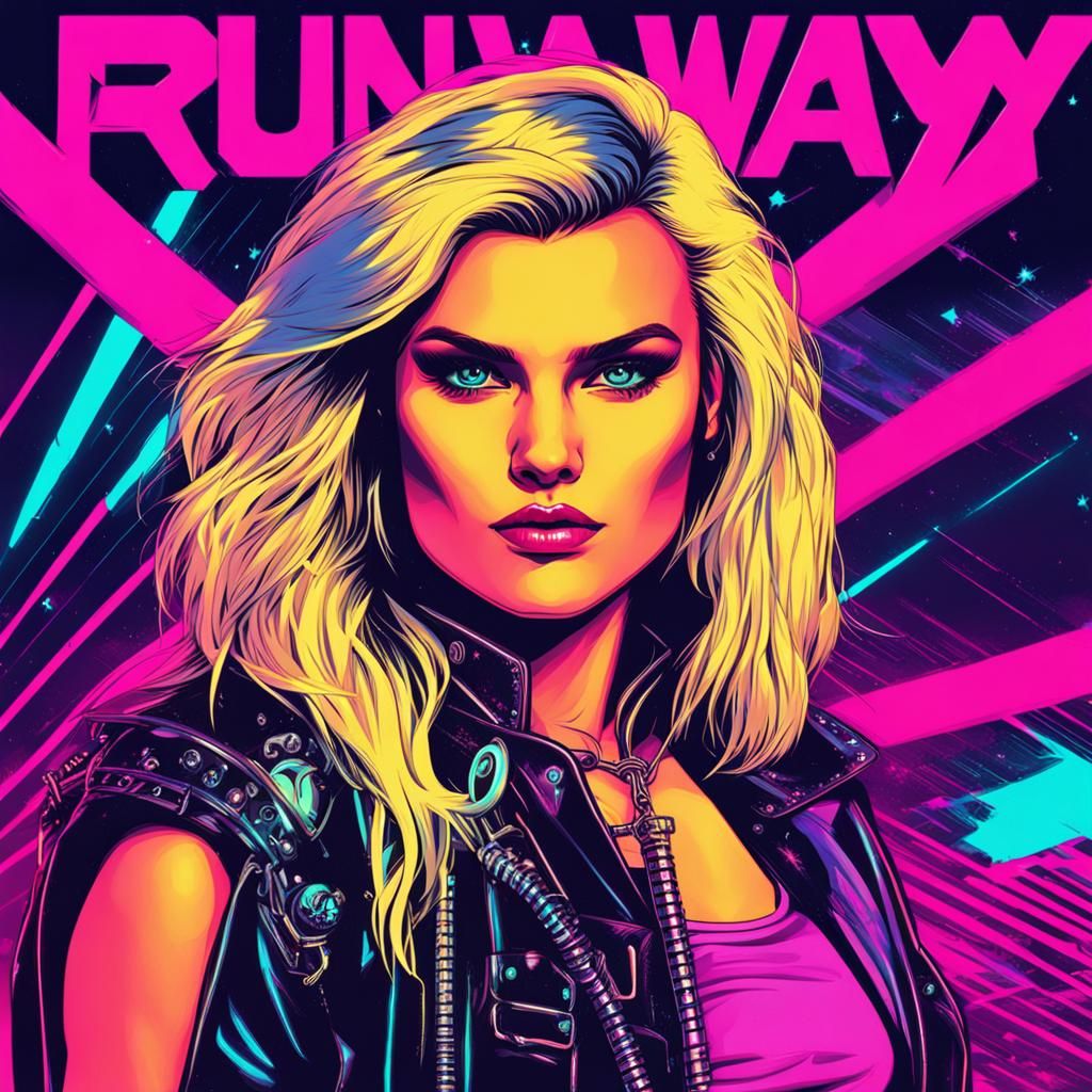 Gorgeous Blonde Female heavy metal star. Band name "Runaway ...