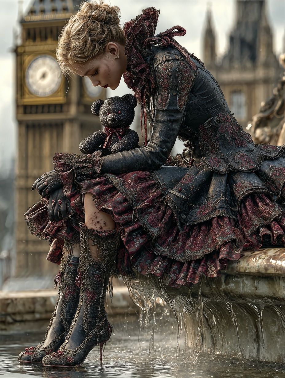 Crimson Lace & London Fog