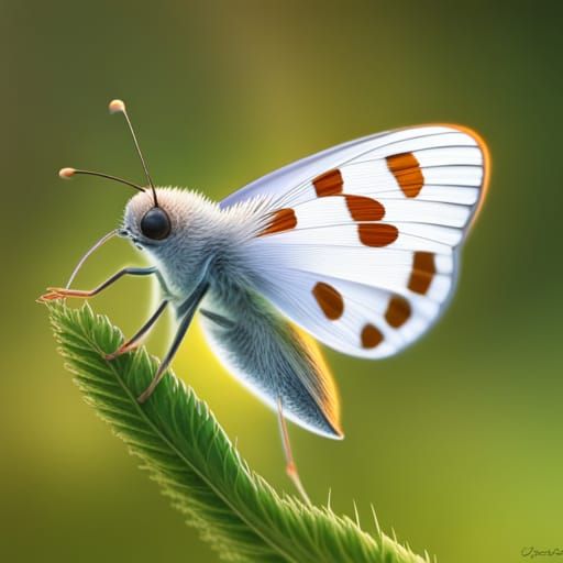 Orange tip butterfly