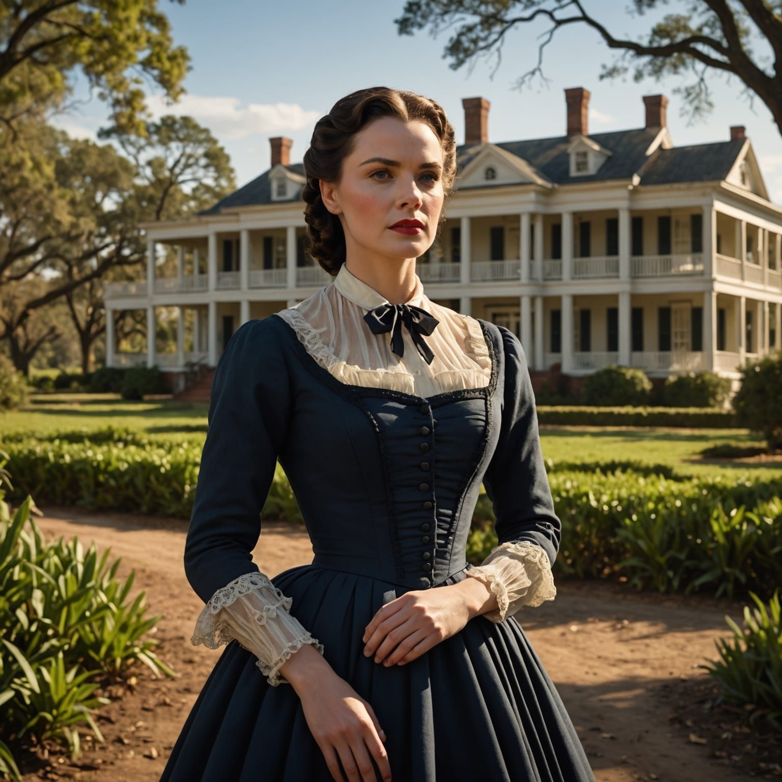 "Gone with the Wind" - Tara Plantation Scene: Recreation of ...