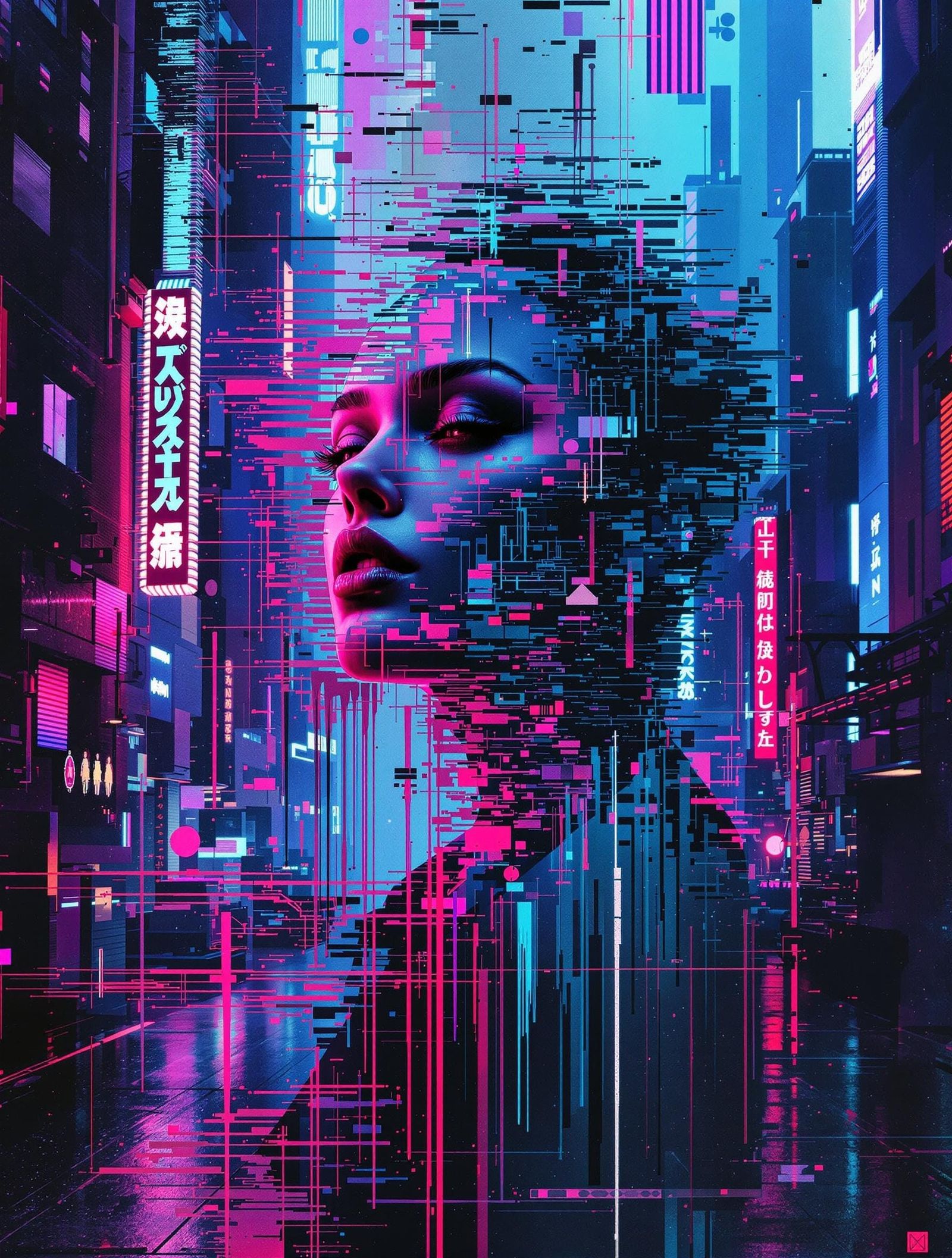 Glitch portrait   by @ACJ2025