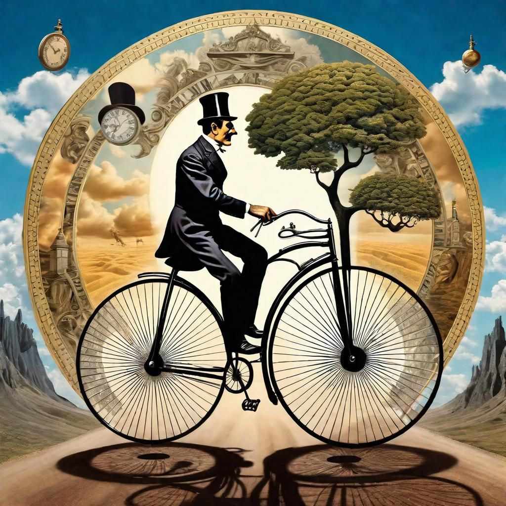The surreal adventures of the Penny Farthing Gentleman